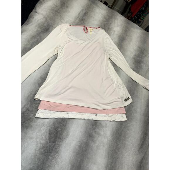 Matilda Jane Long sleeve Layered Tank and overshirt Tunic set Size M Feminine - Picture 5 of 11